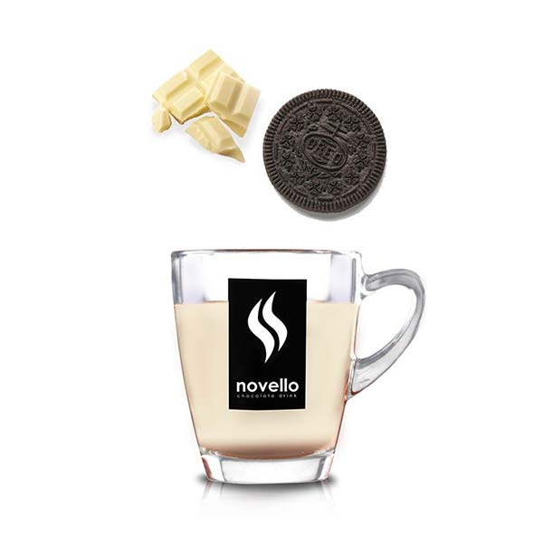 Novello Λευκή Σοκολάτα με Βανίλια & Μπισκότο Oreo