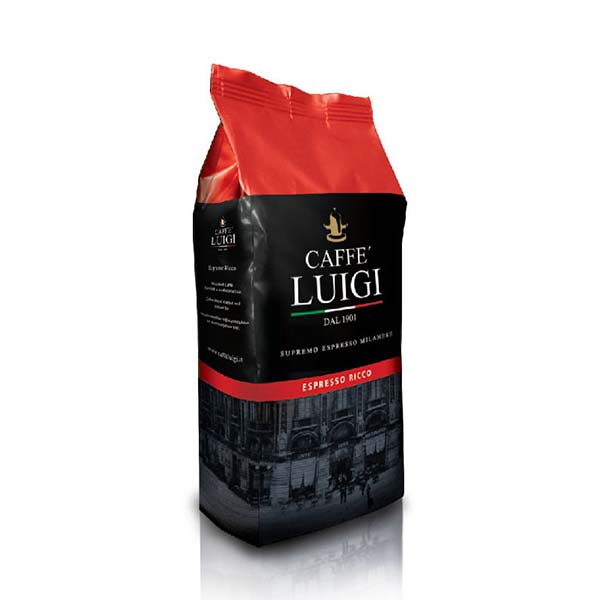 Espresso Ricco Beans 1kg Caffe' Luigi